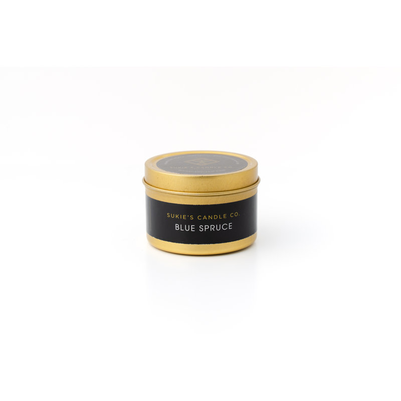 Bougie parfumée épinette bleue format voyage