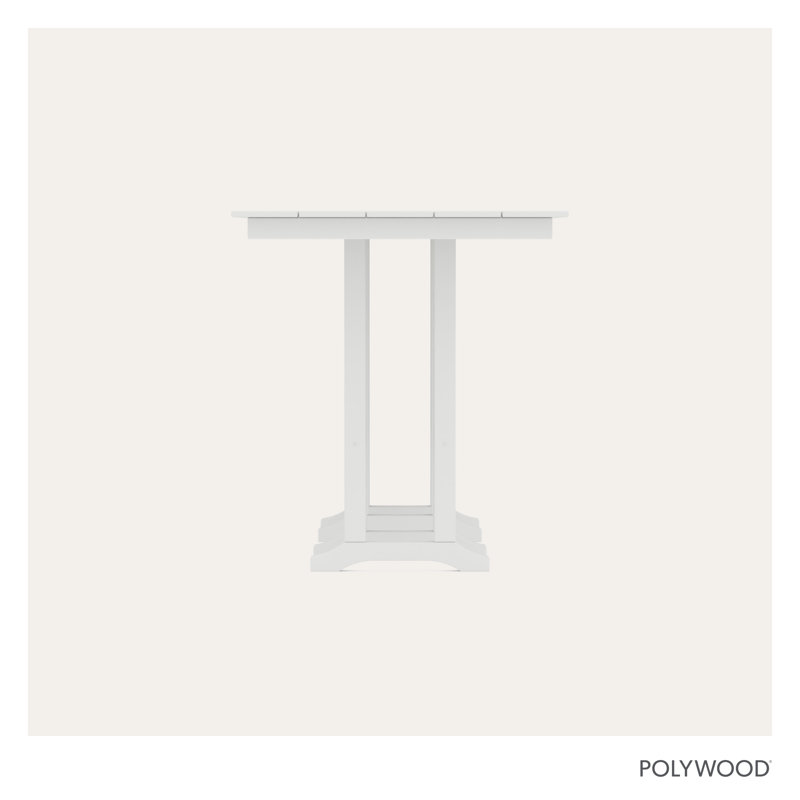 Farmhouse 37" x 72" Dining Table, White, 42.06"H x 37.72"W x 72"L