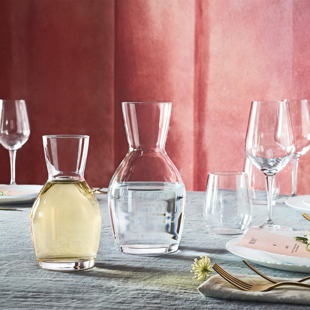 Bormioli Rocco Ypsilon Glass Wine Carafes - 500ml - Pack of 6