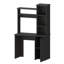 Bureau d'ordinateur à 3 tablettes de rangement-1720310356