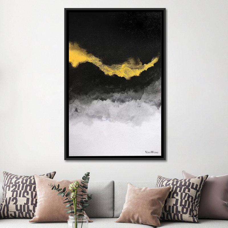 " Eclipse " by Vinn Wong, Black Framed, No Matte, 60" H x 40" W x 1.5" D