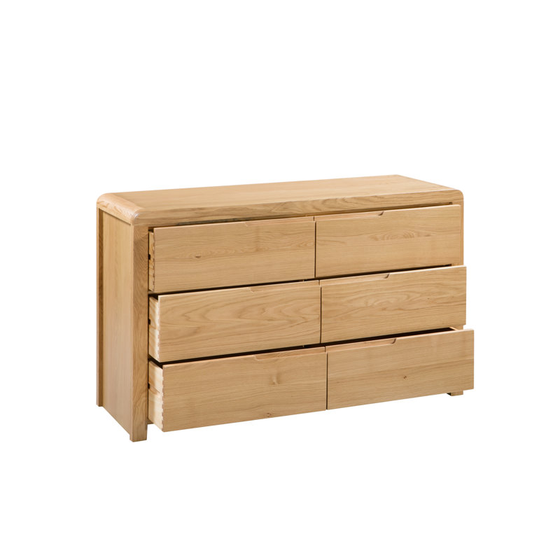 Bruner 120 cm W Chest of 6 Drawers