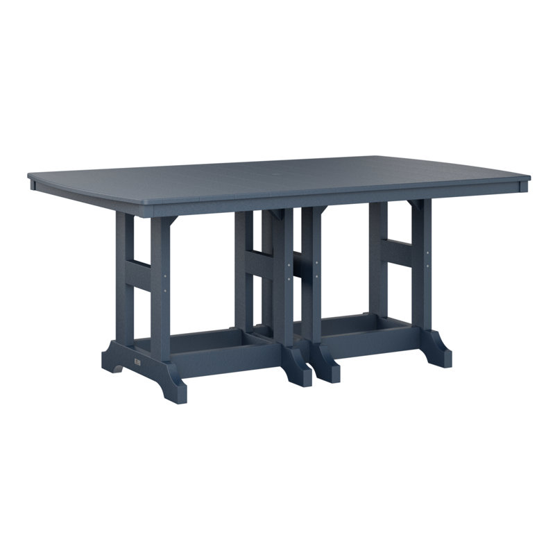 Table de bar rectangulaire Berlin Garden Garden Classic, Marine, H 39,5 po x l 72 po x P 44 po