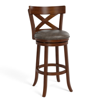 Tabouret de bar pivotant en similicuir 30 po Danazia