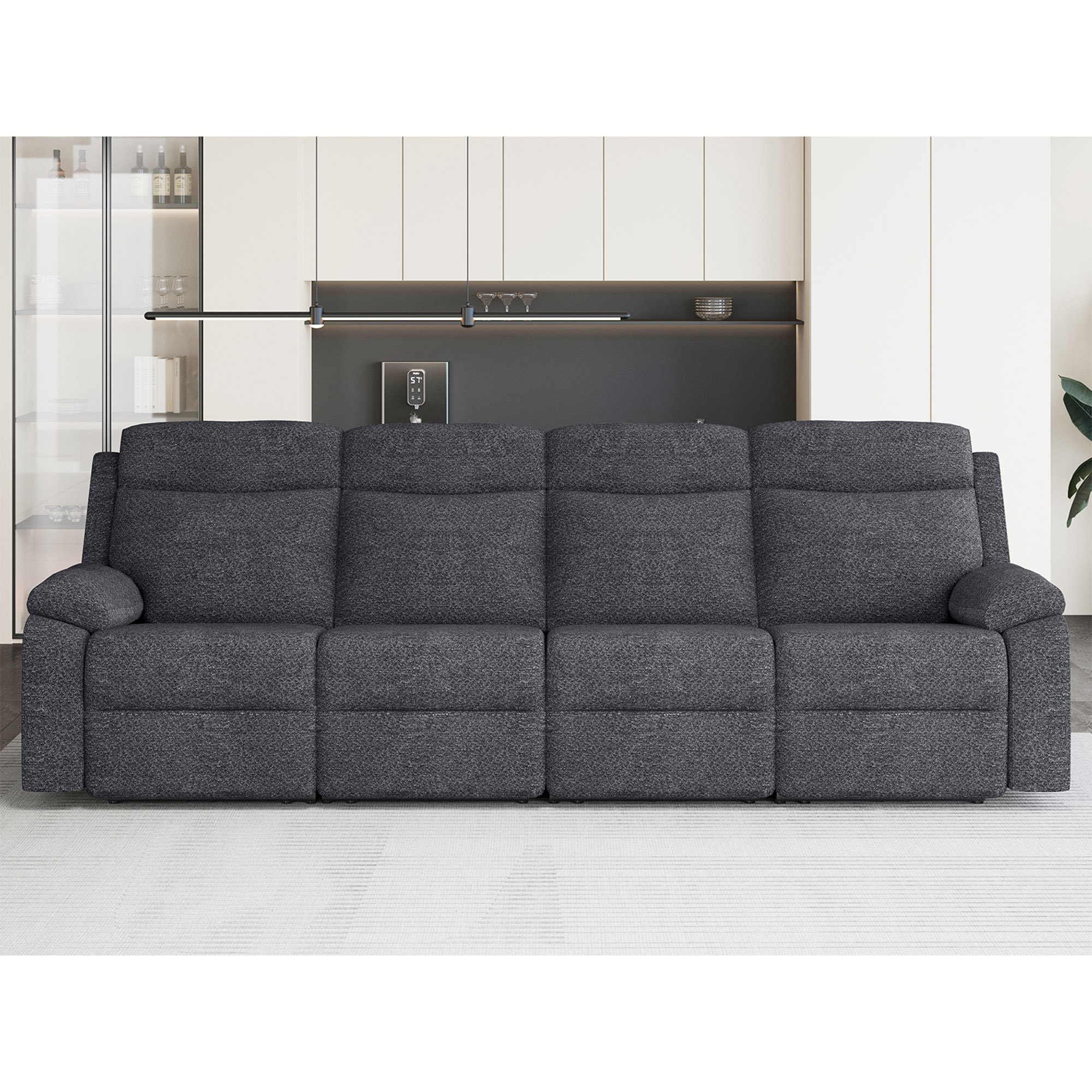 Hokku Designs Glenorie 105.1'' Reclining CAL117 Compliant Sofa | Wayfair