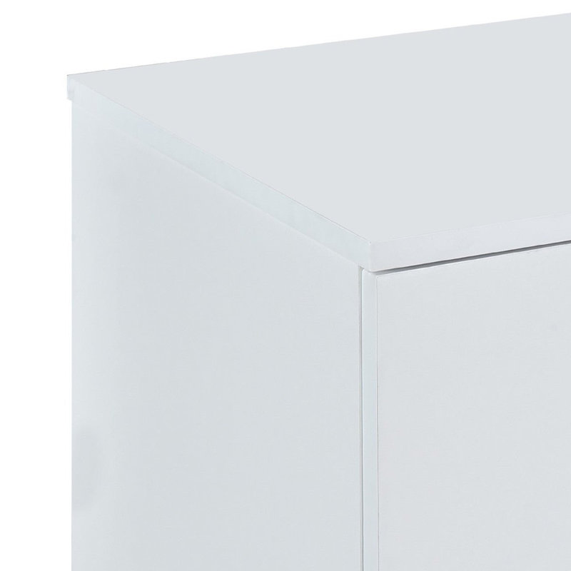 Highbury 4 Piece Bedroom Set With 2 Door Double Wardrobe, White