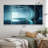 Quantum Universe Futuristic 3D - Abstract Shapes Wall Art Print - 5 Equal Panels