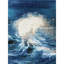 Hand Knotted Abstract Area Rug in Blue/Beige-898814518