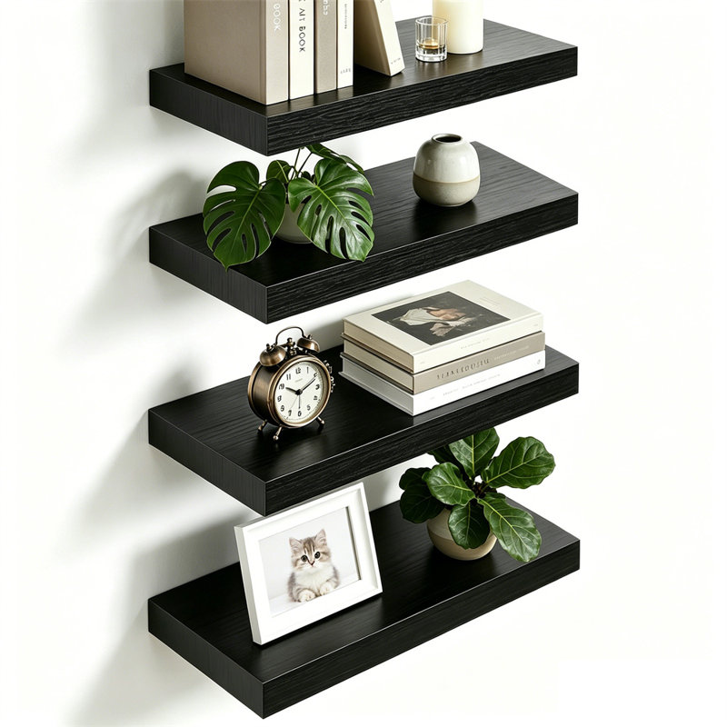 4Pcs Floating Shelves