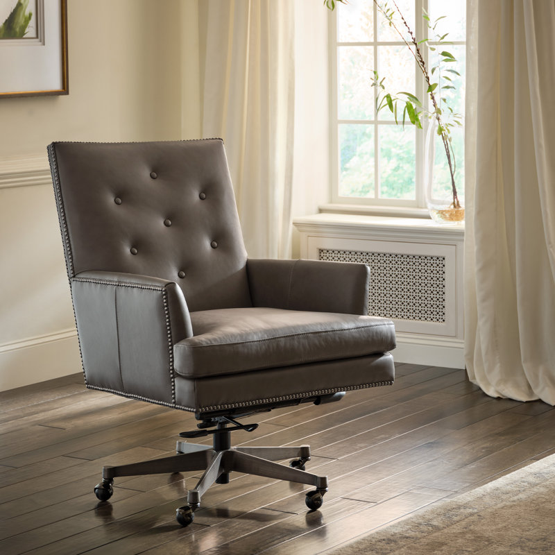 Langston Taupe Executive Office Chair, Brown