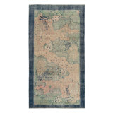 One-of-a-Kind 3’9” X 7’ Hand Knotted Area Rug
