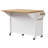52'' Kitchen Island with Drop Leaf, Embossed Texture Kitchen Island on Wheels with Spice Rack, Towel Rack, 2 Doors and 5 Drawers-558130779