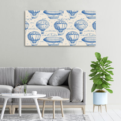 Balloons And Airships - Wrapped Canvas Print