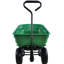 Chariot de jardin avec assemblage facile - pneu de 10 po, capacité de 300 lb, corps de 75 l, poignée de 180 degrés, herbe de pneu de 10 pouces, tour de 75 litres