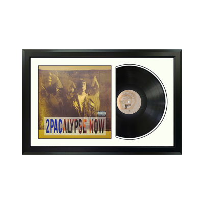 2Pac "2Pacalypse Now" Framed Record with White Mat
