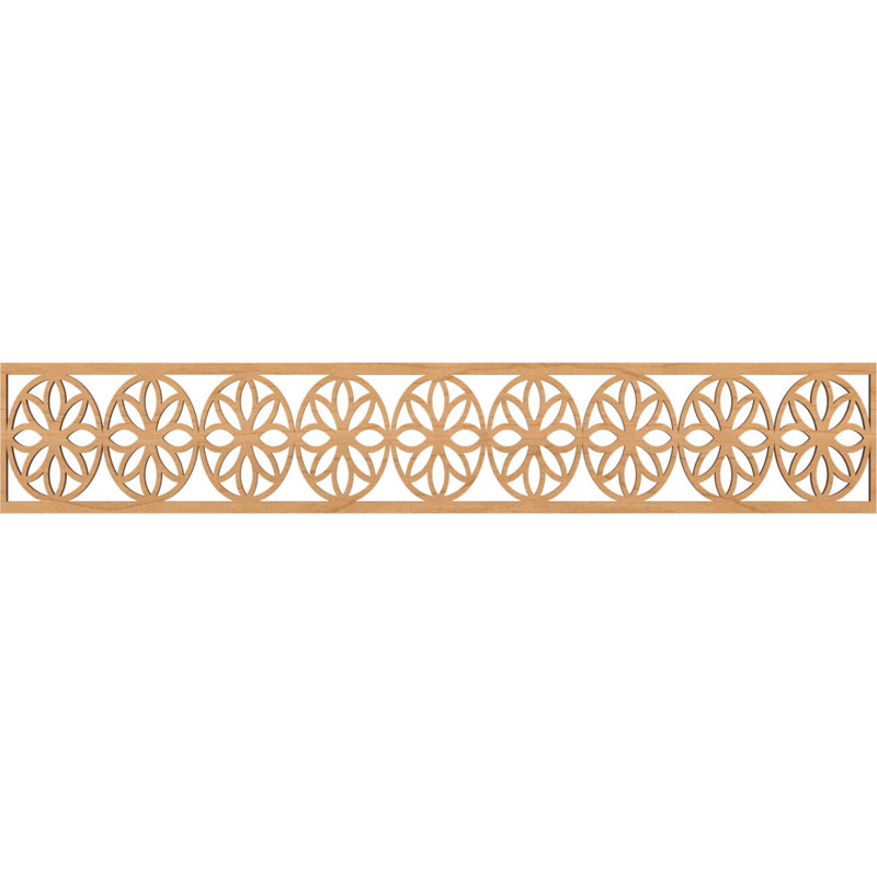 Moulure Blume, Érable, H 8 po x l 46,625 po x P 0,25 po