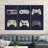 Video Game Controller Evolution Canvas Print-943368799-950176799