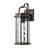 15.6" Exterior Waterproof Wall Lanterns with Water Ripple Glass Shade