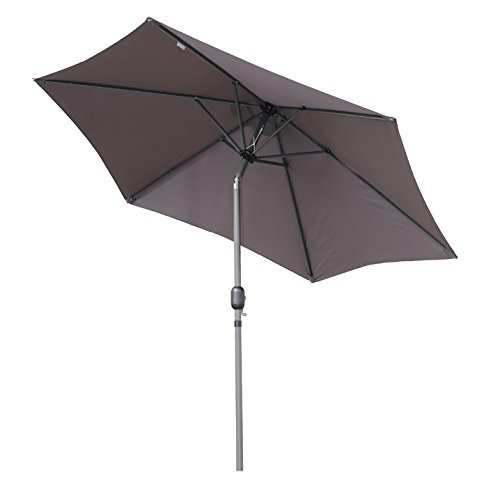 Chagford 300cm Balcony Parasol, Grey