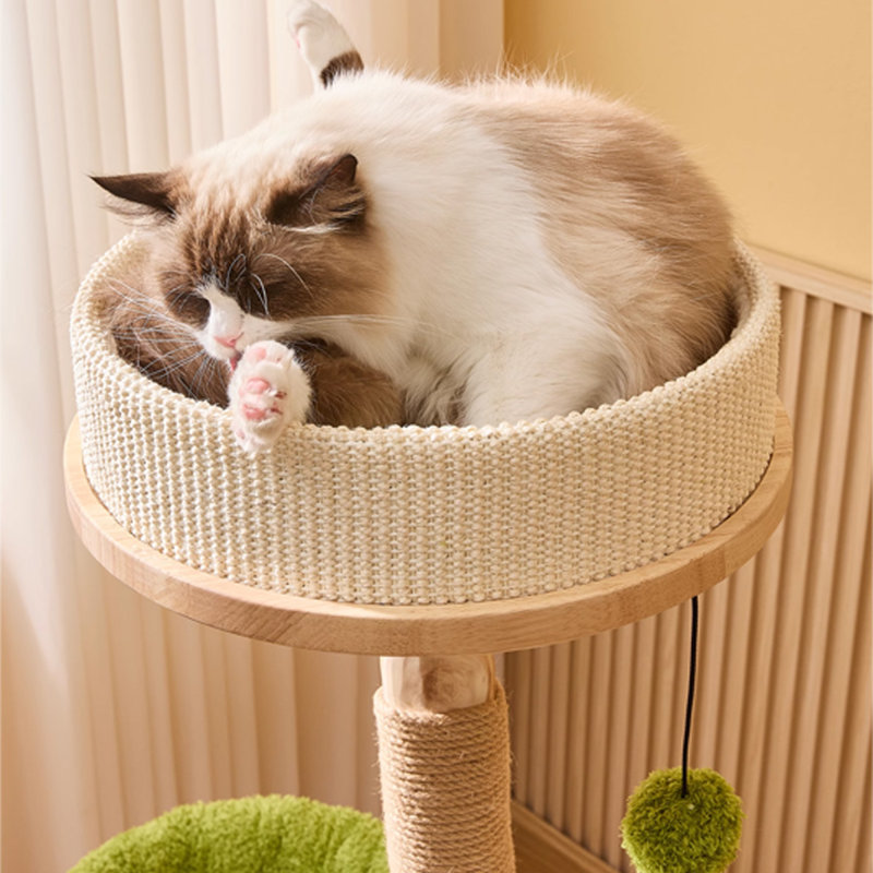 4 Tiers Cat Tree with Condons,Perch,Scratching Posts