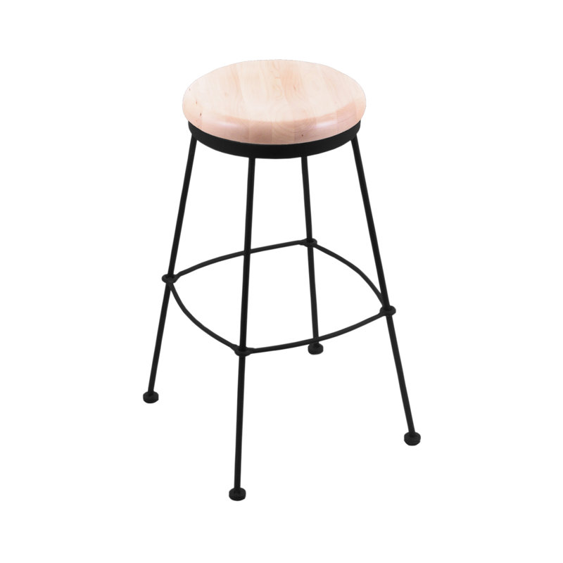 Stationary Bar & Counter Stool, Wood-Natural Maple, Counter Stool (25” Seat Height)