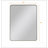 Wall Mounted Black Rectangular Mirror, Modern Design with Advanced Electroplating for Dustproof and Moisture-Resistant Use