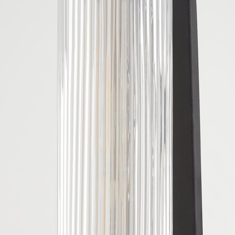 Steel Flush Mounted Sconce, Forged Iron
