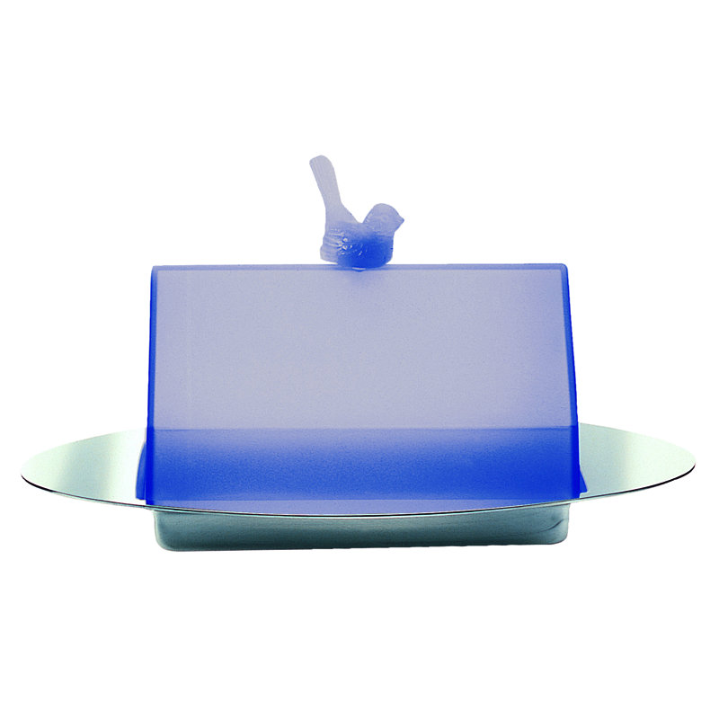 MEPRA Tredicesima Plastic Butter Dish, Anis