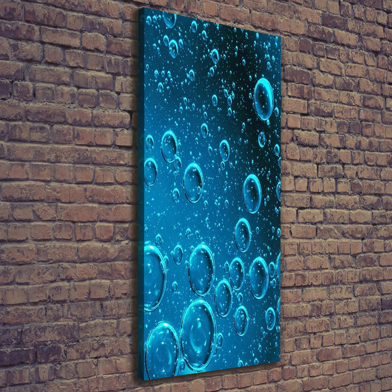 Bubbles Under Water - Wrapped Canvas Print