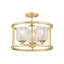Glass Semi Flush Mount