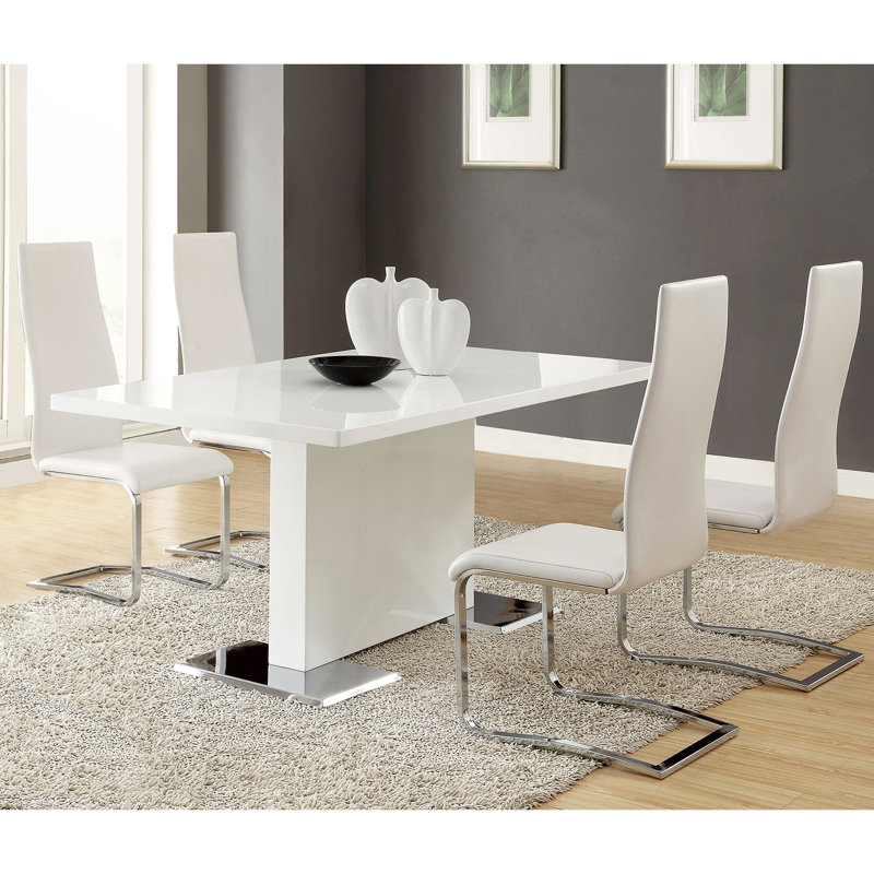 Damico 5 - Piece Dining Set, White