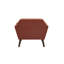 Charmante chaise longue Mid-Century pour des espaces de vie élégants