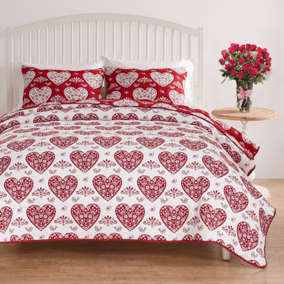 Novelty Holiday Festive Jacquard Coverlet Set