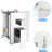 Wall Mounted Shower - 12 Inch Square Dual Heads Head Square, Mount-127676690