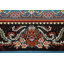 Tapis bleu/rouge/noir hereke Borkowski