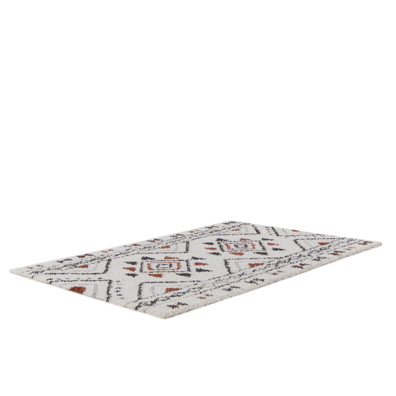Chavez Abstract Shag Area Rug, Rectangle 160 x 230cm