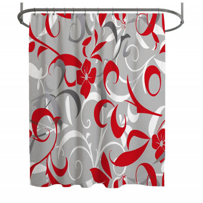 Rideau de douche floral - Art Bathroom Decor_12419