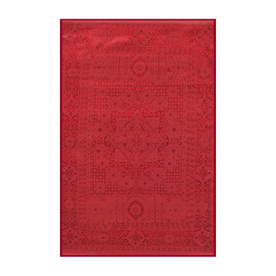 Tapis oriental rouge