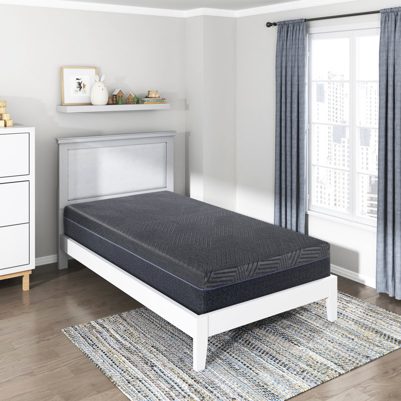Matelas pour lit simple 11 po, gris, en mousse et en thé Tea Gel