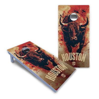 Ensemble de cornhole Houston toutes saisons en composite
