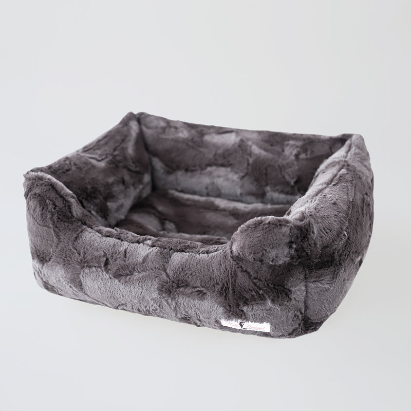 Luxe Dog Boster, Grand (l 14 po x P 10 po x H 7 po), Étain