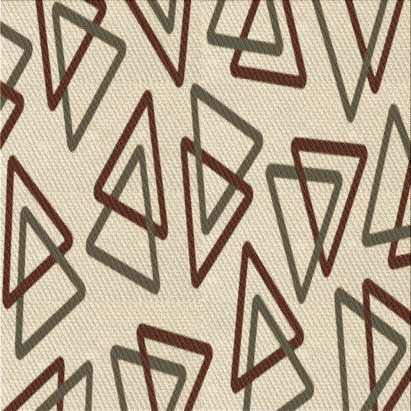 Trisler Geometric Indoor Rug, Square 8'