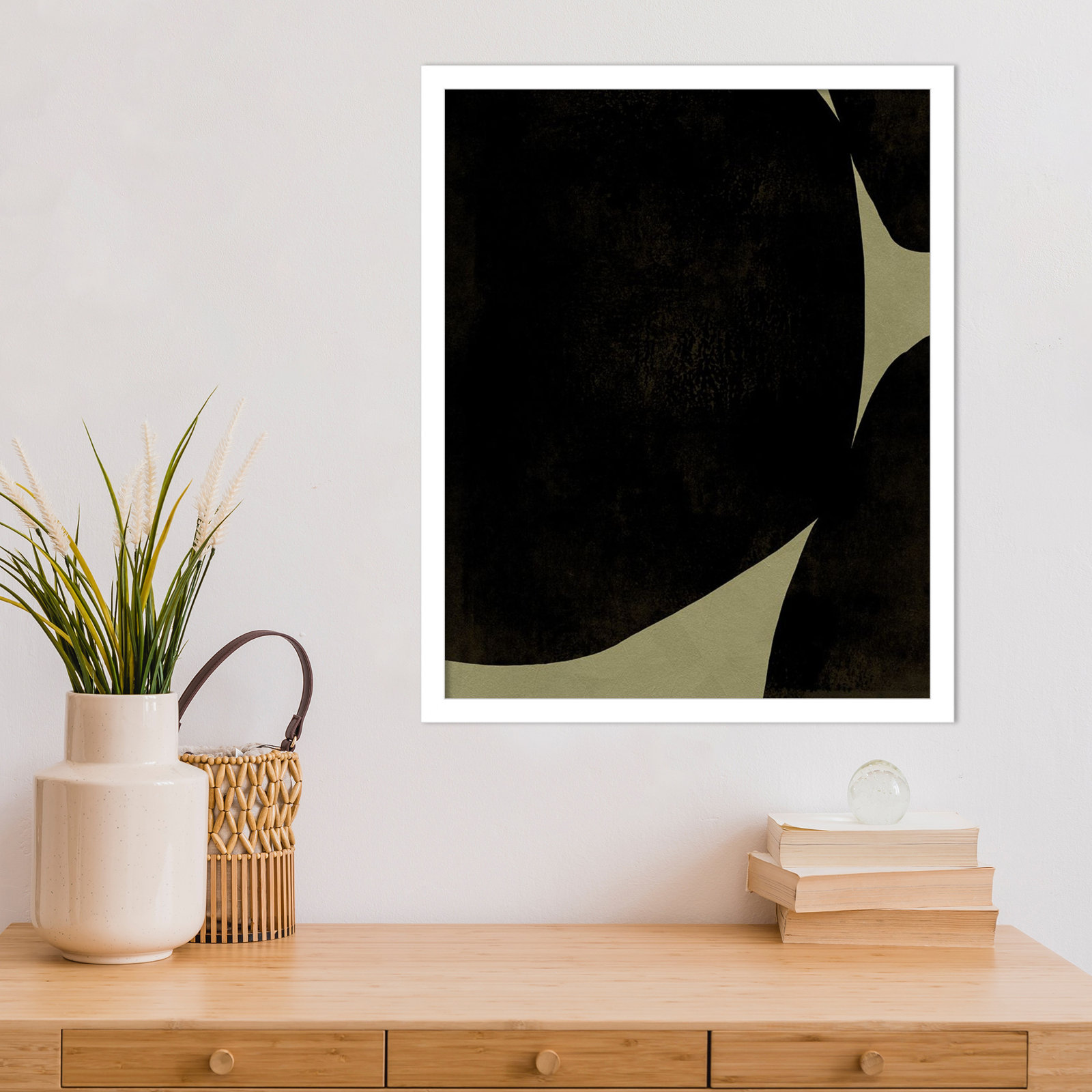 Heirloom Orbs I Print by Jacob Green, 21" H x 17" W x 1" D, White