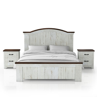 Carmelo Solid Wood Piece Bedroom Set
