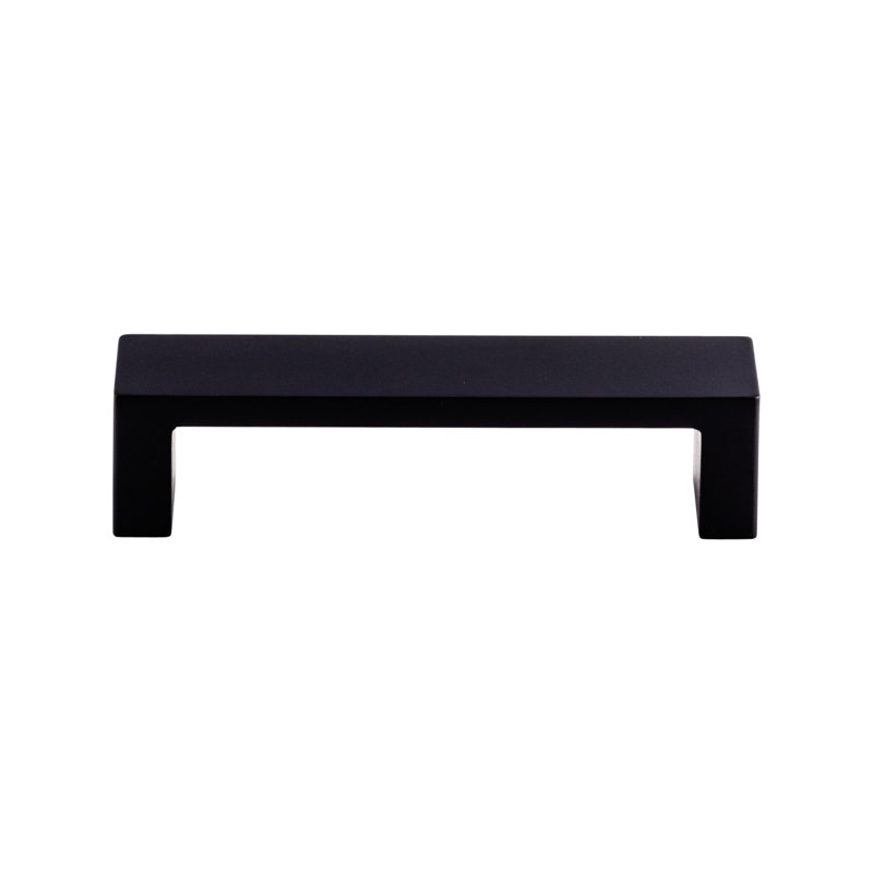 Modern Metro Bar Pull, Flat Black, 3 3/4" Center to Center