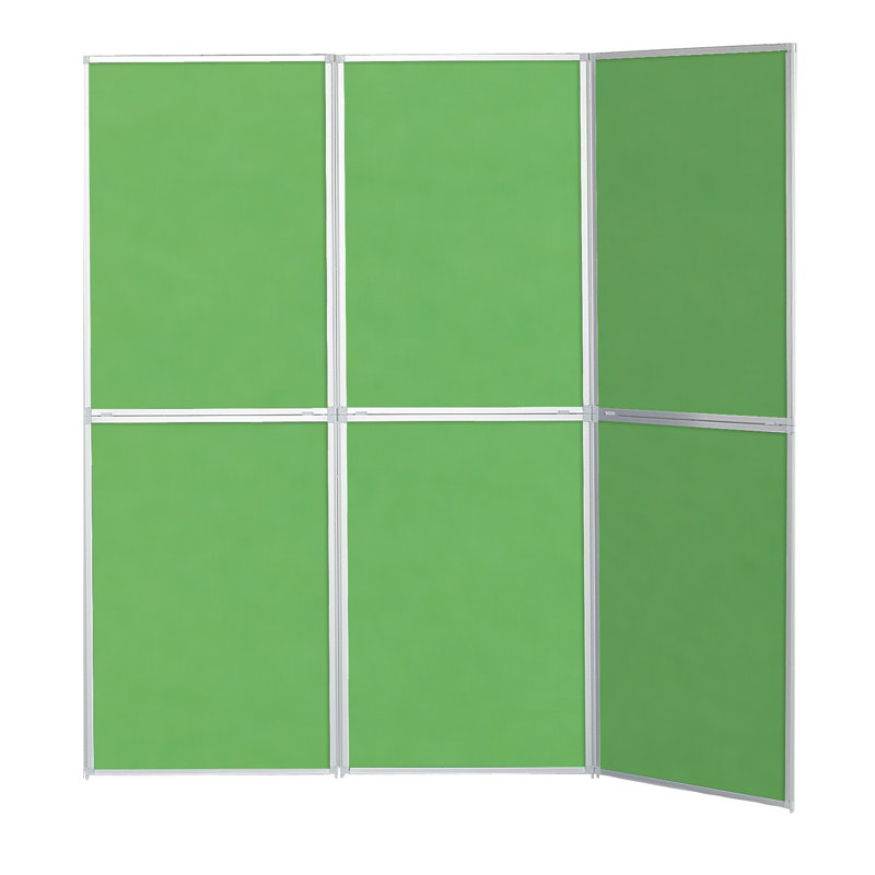  Free-Standing Bulletin Board 220cm H x 210cm W, Apple