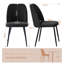 Modern Upholstered Velvet/ Suede Dining Chairs with Metal Legs -1399642449-1393805493