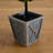 36'' Faux Boxwood Topiary in Wood Planter