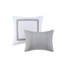 Édredon 8 pièces pour très grand lit - style transitionnel, coussins brodés avec garniture sophistiquée 8 pièces, rembourrage-120218099-120218100