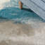 Tapis ivoire / bleu sarcelle Bujanov-1849389577
